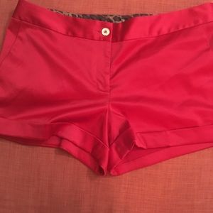 Richly Red shorts from Express Design Studio